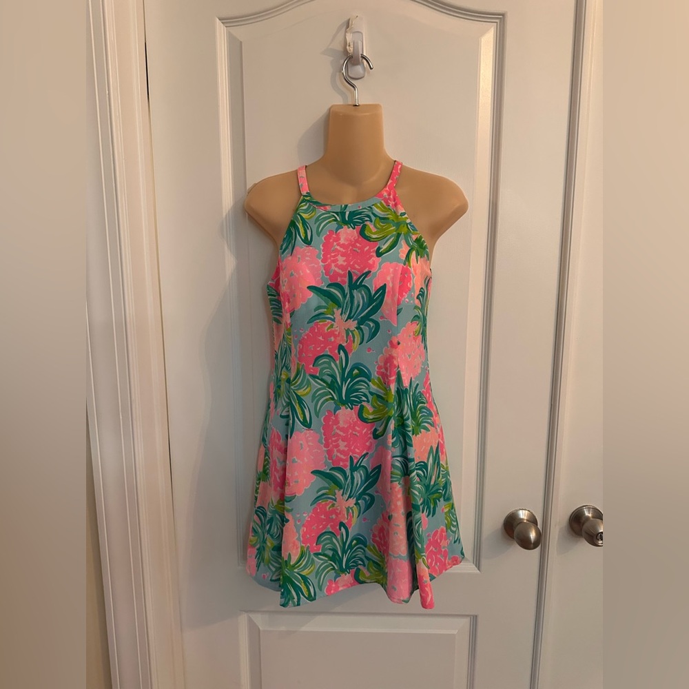 Lilly Pulitzer Fernanda Dress Pineapple Shake - Picture 15 of 15